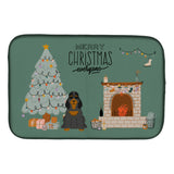 Caroline'S Treasures Black Tan Cocker Spaniel Christmas Everyone Dish-Drying-Mats, 14 X 21, Multicolor