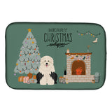 Caroline'S Treasures Old English Sheepdog Christmas Everyone Dish-Drying-Mats, 14 X 21, Multicolor