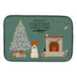 Caroline'S Treasures Ck7664Ddm Wire Fox Terrier Christmas Everyone Dish-Drying-Mats, 14 X 21, Multicolor