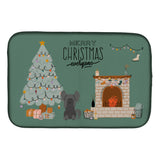 Caroline'S Treasures Black Chinese Crested Christmas Everyone Dish-Drying-Mats, 14 X 21, Multicolor