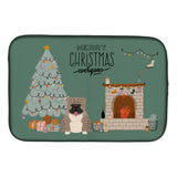 Caroline'S Treasures Grey Brindle English Bulldog Christmas Everyone Dish-Drying-Mats, 14 X 21, Multicolor