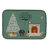 Caroline'S Treasures Dapple Wire Haired Dachshund Christmas Everyone Dish-Drying-Mats, 14 X 21, Multicolor