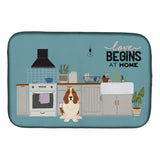 Caroline'S Treasures Ck7725Ddm Basset Hound Kitchen Scene Dish-Drying-Mats, 14 X 21, Multicolor