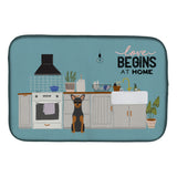 Caroline'S Treasures Ck7732Ddm Manchester Terrier Kitchen Scene Dish-Drying-Mats, 14 X 21, Multicolor
