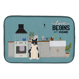 Caroline'S Treasures Russo-European Laika Spitz Kitchen Scene Dish-Drying-Mats, 14 X 21, Multicolor