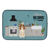 Caroline'S Treasures Ck7735Ddm Russian Spaniel Kitchen Scene Dish-Drying-Mats, 14 X 21, Multicolor