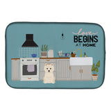 Caroline'S Treasures Ck7746Ddm Westie Kitchen Scene Dish-Drying-Mats, 14 X 21, Multicolor