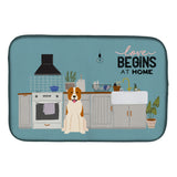 Caroline'S Treasures Central Asian Shepherd Dog Kitchen Scene Dish-Drying-Mats, 14 X 21, Multicolor