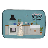 Caroline'S Treasures Ck7801Ddm Dalmatian Kitchen Scene Dish-Drying-Mats, 14 X 21, Multicolor