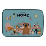 Caroline'S Treasures Ck7860Ddm Brindle Mastiff Sweet Home Dish-Drying-Mats, 14 X 21, Multicolor