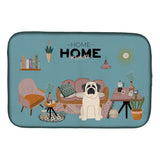 Caroline'S Treasures Ck7862Ddm White Mastiff Sweet Home Dish-Drying-Mats, 14 X 21, Multicolor
