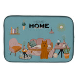 Caroline'S Treasures Ck7867Ddm Karelian Bear Dog Sweet Home Dish-Drying-Mats, 14 X 21, Multicolor