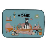 Caroline'S Treasures Salt And Pepper Standard Schnauzer Sweet Home Dish-Drying-Mats, 14 X 21, Multicolor