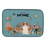Caroline'S Treasures Ck7880Ddm Saint Bernard Sweet Home Dish-Drying-Mats, 14 X 21, Multicolor