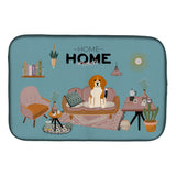 Caroline'S Treasures Ck7885Ddm Tricolor Beagle Sweet Home Dish-Drying-Mats, 14 X 21, Multicolor