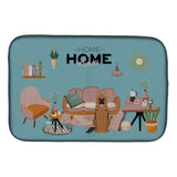 Caroline'S Treasures Ck7912Ddm German Shepherd Sweet Home Dish-Drying-Mats, 14 X 21, Multicolor