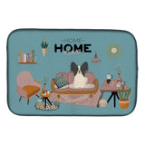 Caroline'S Treasures Ck7921Ddm Black White Papillon Sweet Home Dish-Drying-Mats, 14 X 21, Multicolor
