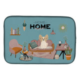 Caroline'S Treasures Ck7922Ddm Sable White Papillon Sweet Home Dish-Drying-Mats, 14 X 21, Multicolor