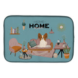 Caroline'S Treasures Ck7923Ddm Red White Papillon Sweet Home Dish-Drying-Mats, 14 X 21, Multicolor