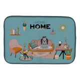 Caroline'S Treasures Ck7934Ddm Black Silver Shih Tzu Sweet Home Dish-Drying-Mats, 14 X 21, Multicolor