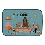 Caroline'S Treasures Ck7938Ddm Black Tan Cocker Spaniel Sweet Home Dish-Drying-Mats, 14 X 21, Multicolor