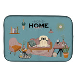 Caroline'S Treasures Ck7951Ddm Cream Pekingese Sweet Home Dish-Drying-Mats, 14 X 21, Multicolor