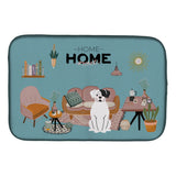 Caroline'S Treasures Ck7959Ddm White Boxer Sweet Home Dish-Drying-Mats, 14 X 21, Multicolor