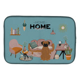 Caroline'S Treasures Ck7962Ddm Brindle Boxer Sweet Home Dish-Drying-Mats, 14 X 21, Multicolor