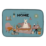 Caroline'S Treasures Ck7983Ddm White Bull Terrier Sweet Home Dish-Drying-Mats, 14 X 21, Multicolor