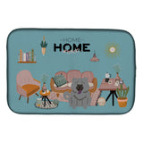 Caroline'S Treasures Ck7984Ddm Blue Chow Sweet Home Dish-Drying-Mats, 14 X 21, Multicolor