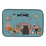 Caroline'S Treasures Ck7988Ddm Black Chow Sweet Home Dish-Drying-Mats, 14 X 21, Multicolor