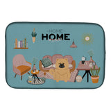 Caroline'S Treasures Ck7989Ddm Cream Chow Sweet Home Dish-Drying-Mats, 14 X 21, Multicolor