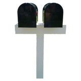 Handy Post HP1W2 2 Vinyl Sleeve Mailboxe Post White