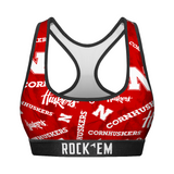 Nebraska Huskers - Logo All-Over