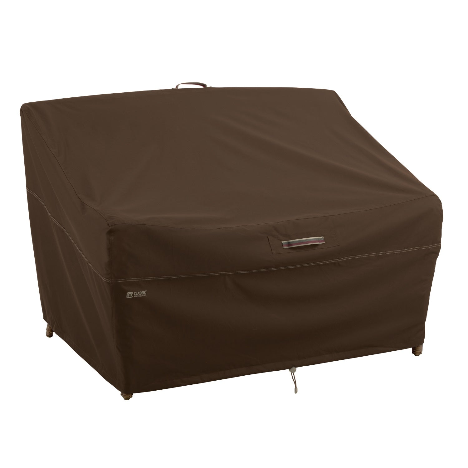 Classic Accessories Madrona Rainproof Deep Seated Patio Loveseat Cover, Medium