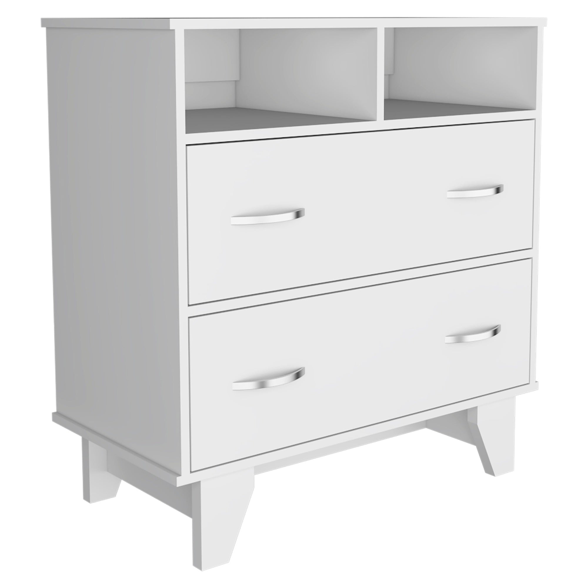 Portanova Two Drawer Dresser -Bedroom -White