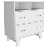 Portanova Two Drawer Dresser -Bedroom -White