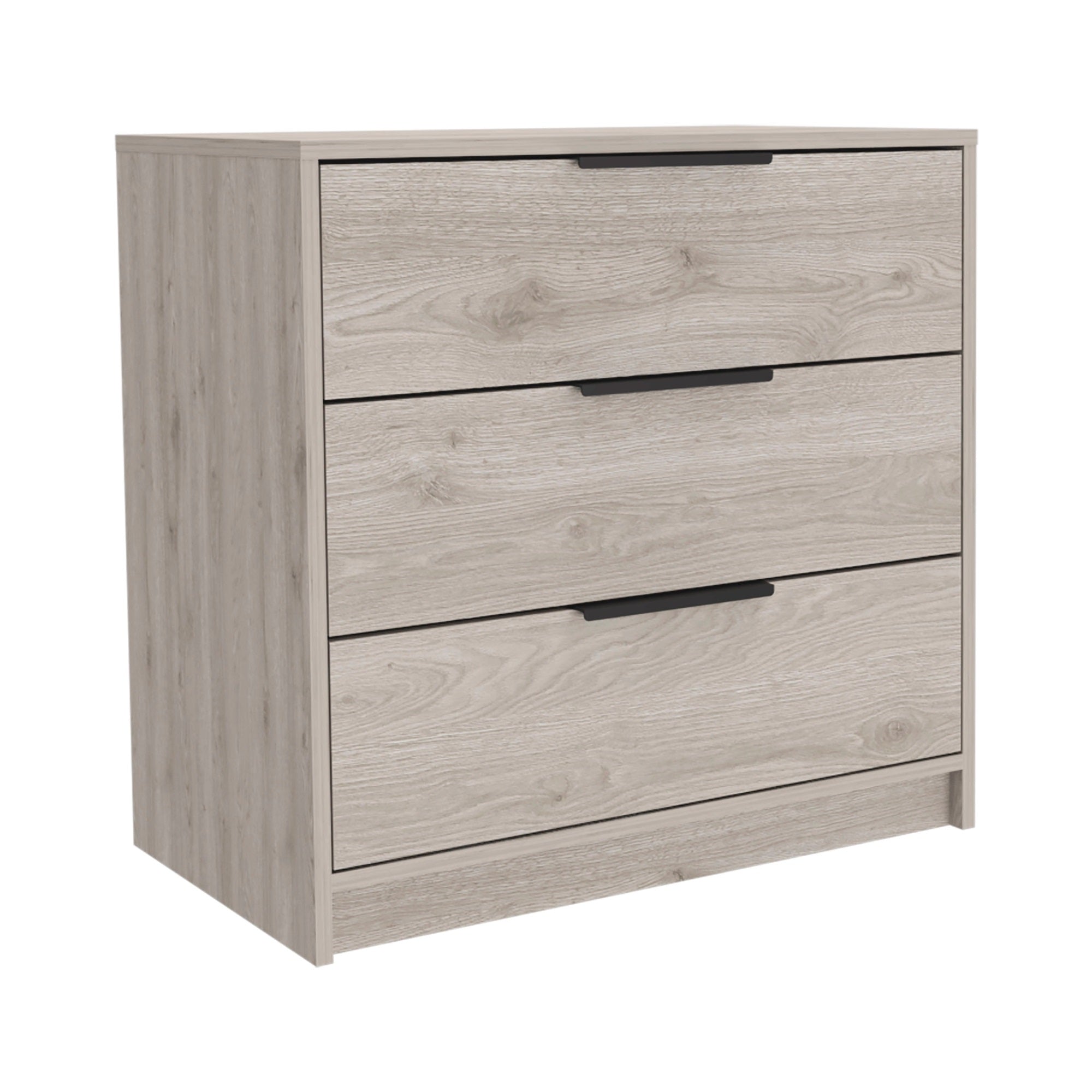 Kaia 3 Drawers Dresser -Bedroom -Light Gray