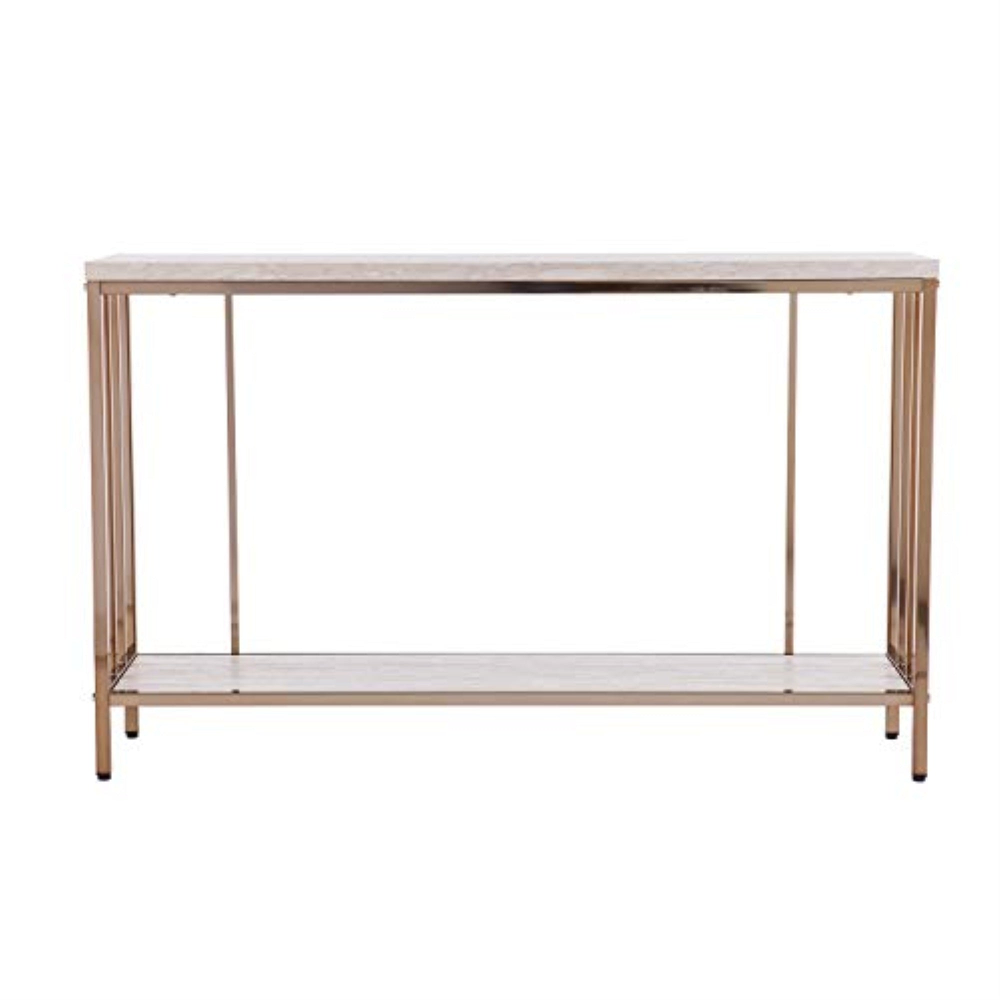 Brexlyn Faux Stone Console Table