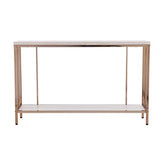 Brexlyn Faux Stone Console Table