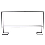 Horten Glam Narrow Console Table - Black