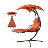 Hanging Chaise Lounge Chair Canopy Floating Chaise Lounger Swing Hammock Chair, For Patio, Garden, Deck And Poolside
