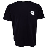 Cummins Unisex TShirt Short Sleeve Black Cotton Pocket Tee CMN4744 Small