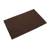 Chevron 4'x10' Brown Scraper/Wiper Mat