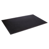 Tred Indoor/Outdoor Scraper Mat, Rubber - Black (Pack of 2)