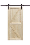 Artisan Sliding Door 36 Kit, Unfinished With Sliding Door Hardware