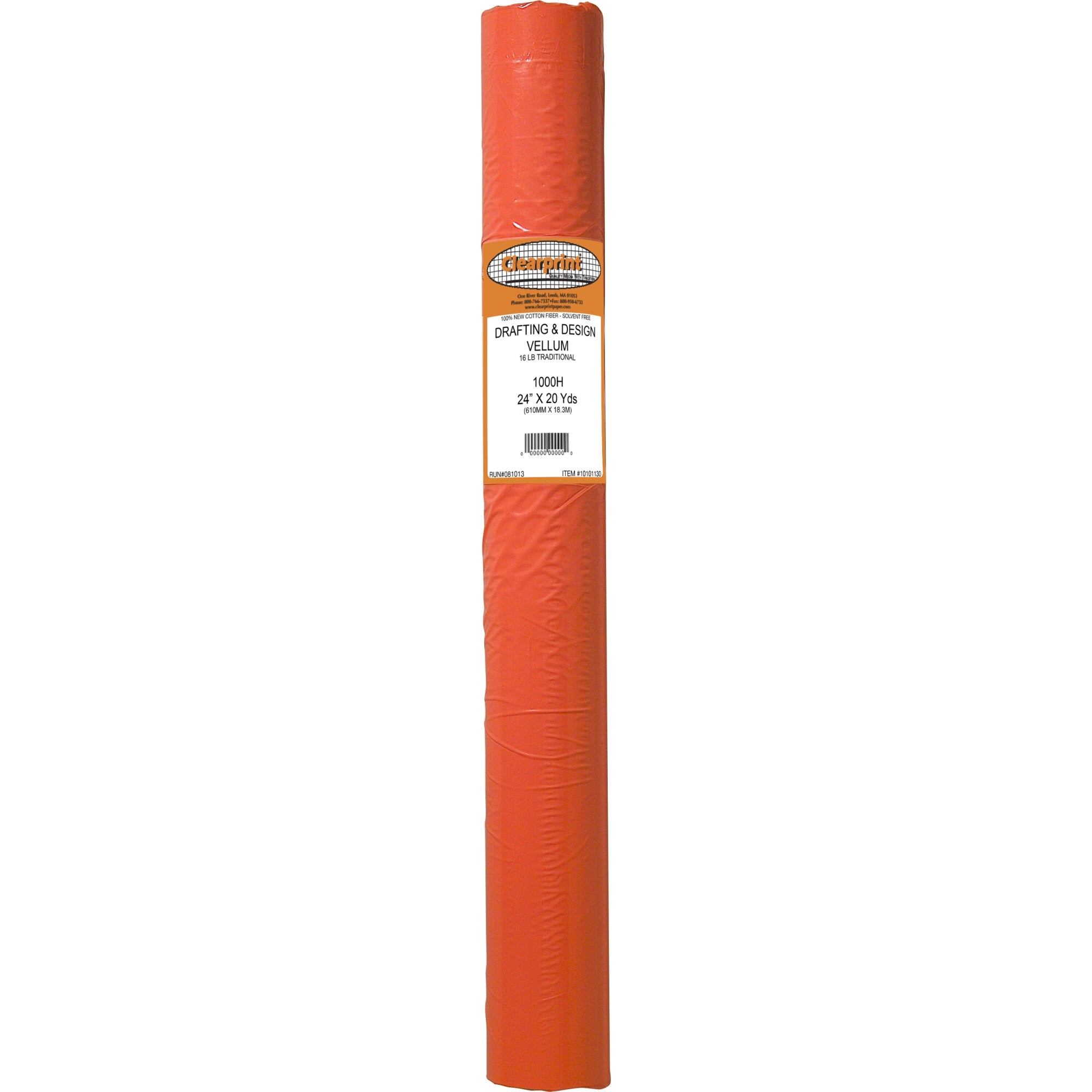 1000H Clearprint Vellum Roll, Unprinted, 24In X 20 Yds.