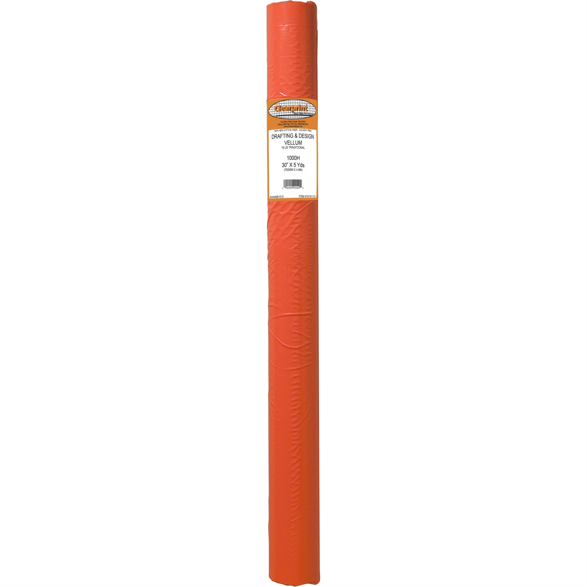 1000H Clearprint Vellum Roll, Unprinted, 30 In X 5 Yds