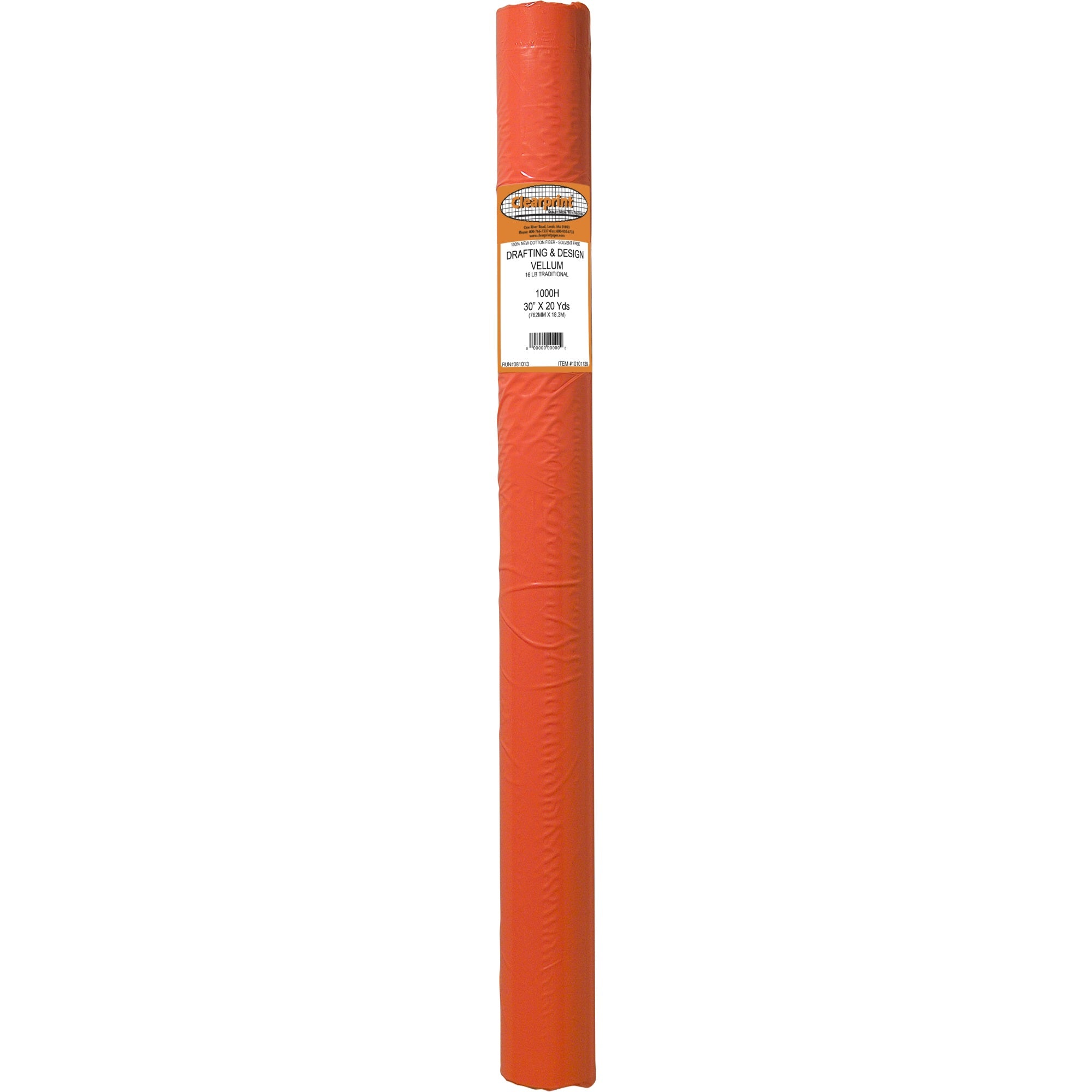 1000H Clearprint Vellum Roll, Unprinted, 30 In X 20 Yds