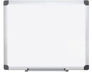 Maya Magnetic Porcelain Dry-Erase Board, 36 X 48, Aluminum Frame